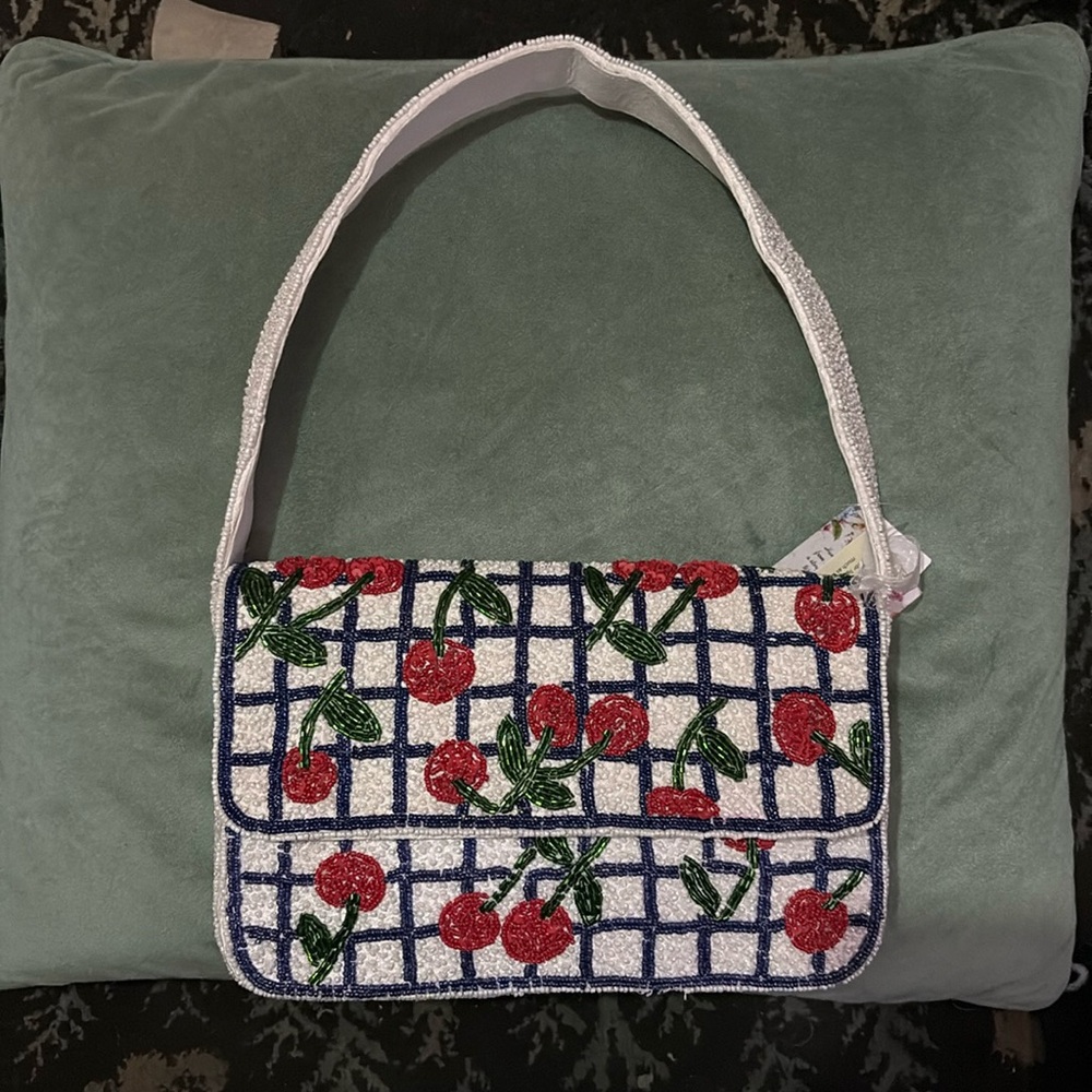 Tik tok viral beaded made in India shoulder bag